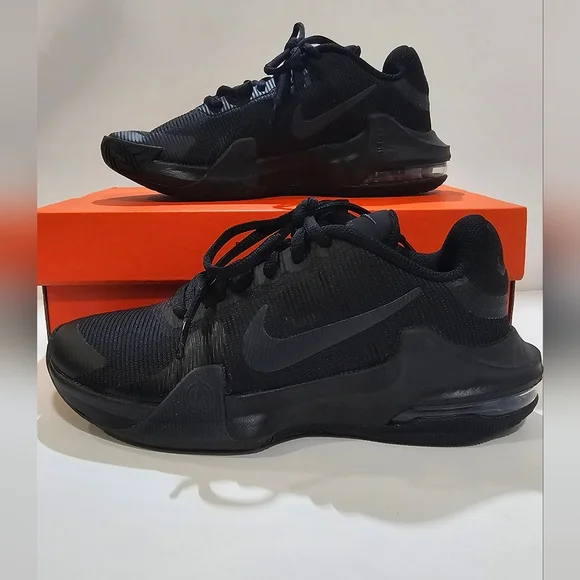 NWT Black NIKE AIR MAX IMPACT 4 -  BASKETBALL SHOES MEN. Nike Air Max Impact 4 Basketball | Super Shoes main image 2